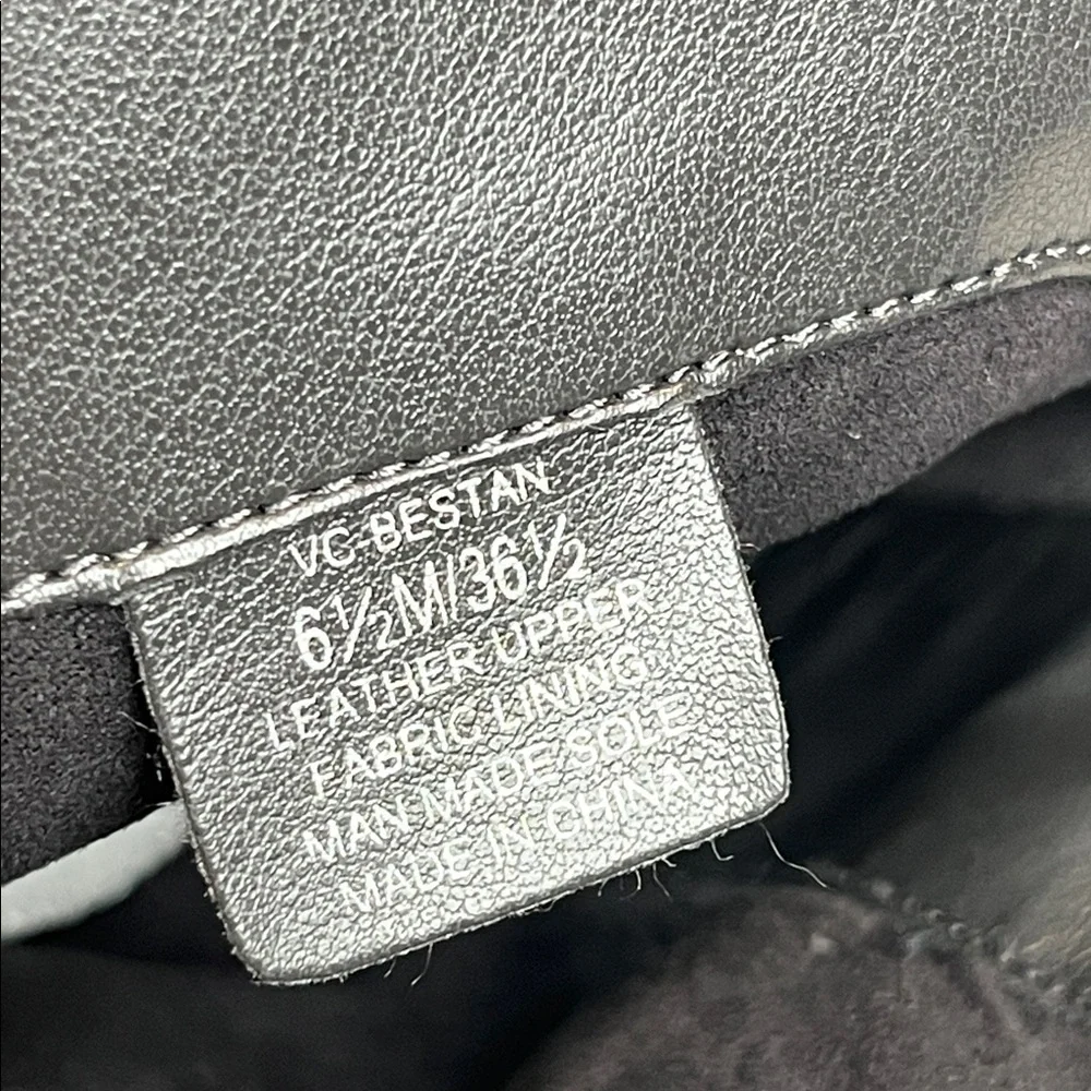 Vince Camuto Bestan Gray Over-the-Knee‎ Women's Boots Grommet Accents SZ 6.5